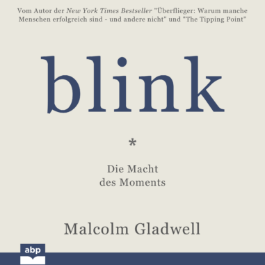 Cover des Hörbuches "Blink"